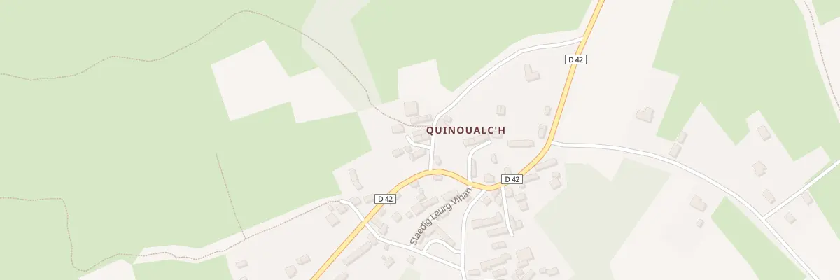 Plan du 37 Quinoualc’H à Berrien