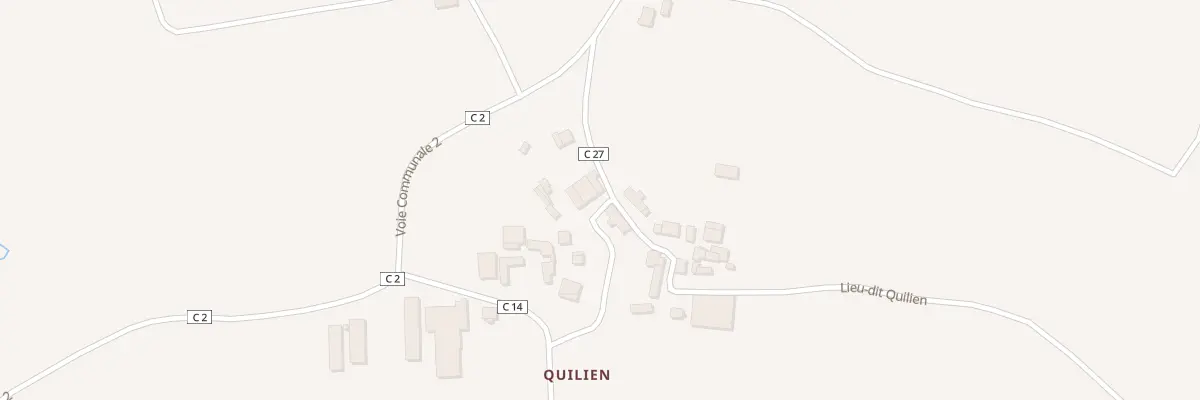 Plan du 293 Quilien à Tourch