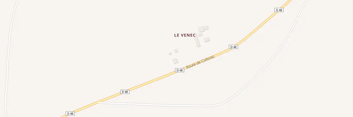 Plan du 1977O Le Venec à Plonévez-du-Faou