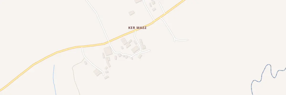Plan du 5 Kêr Maez à Laz