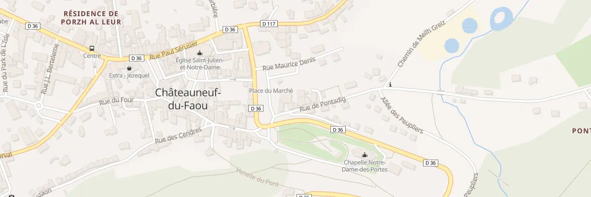 Plan du 4 Rue de Pontadig à Châteauneuf-du-Faou