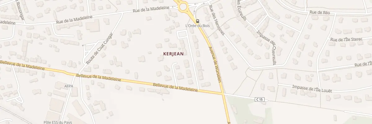 Plan du 10 Imp Kerjean à Morlaix