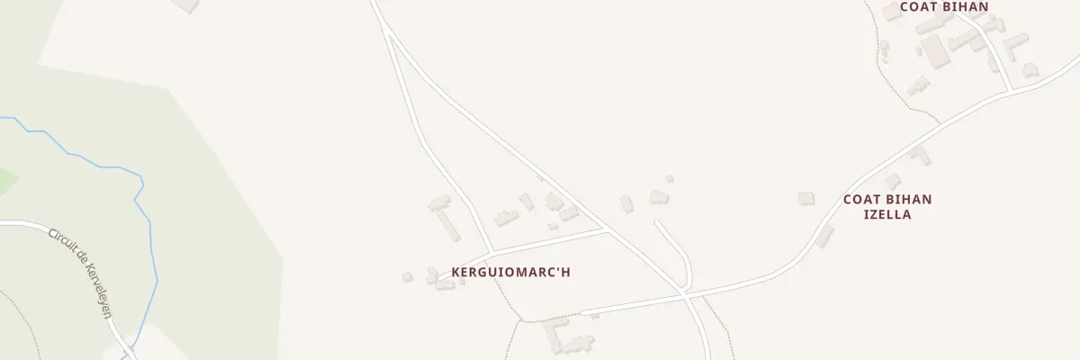 Plan du 7009A Kerguyomarch à Plourin-lès-Morlaix