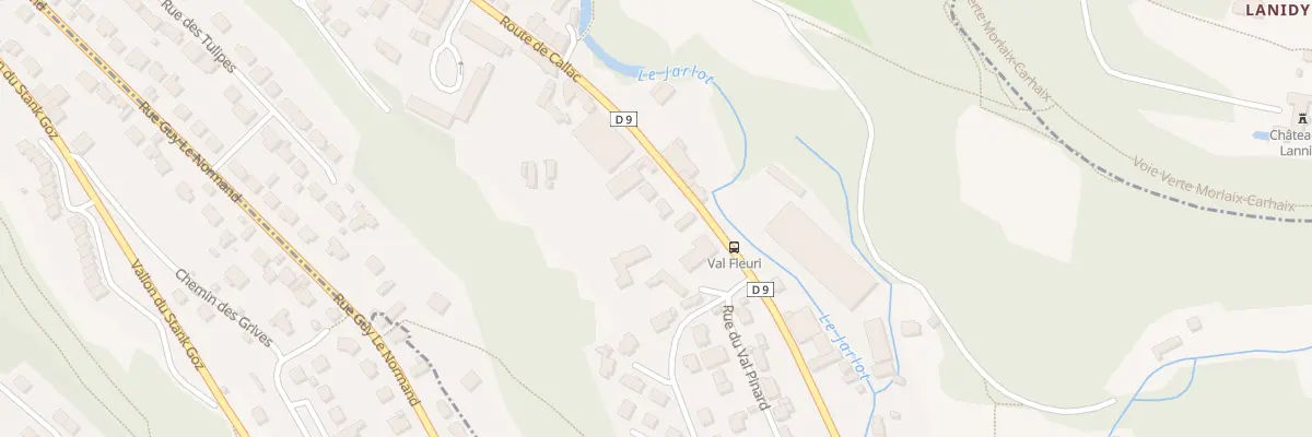 Plan du 79 Rue de Callac à Morlaix