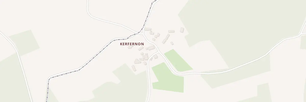 Plan du 158 Kerfermont à Loqueffret