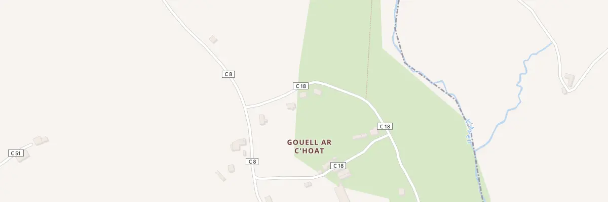 Plan du 5152F Gouell Ar C Hoat à Tourch