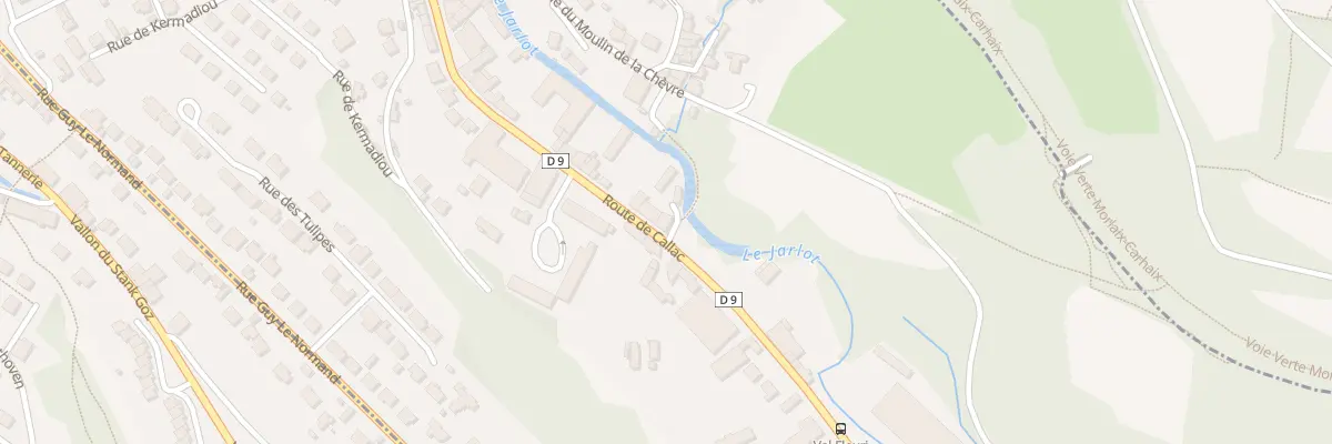 Plan du 72 Rue de Callac à Morlaix