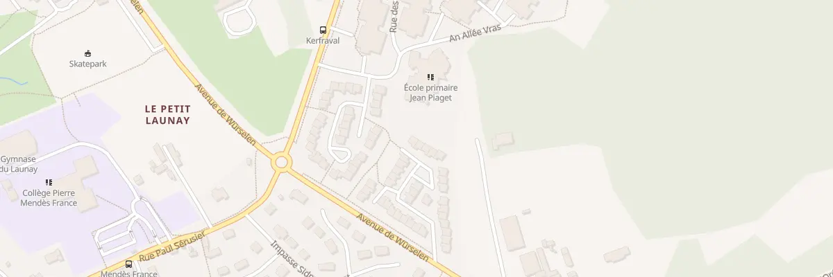 Plan du 37 Imp Paul Léautaud à Morlaix