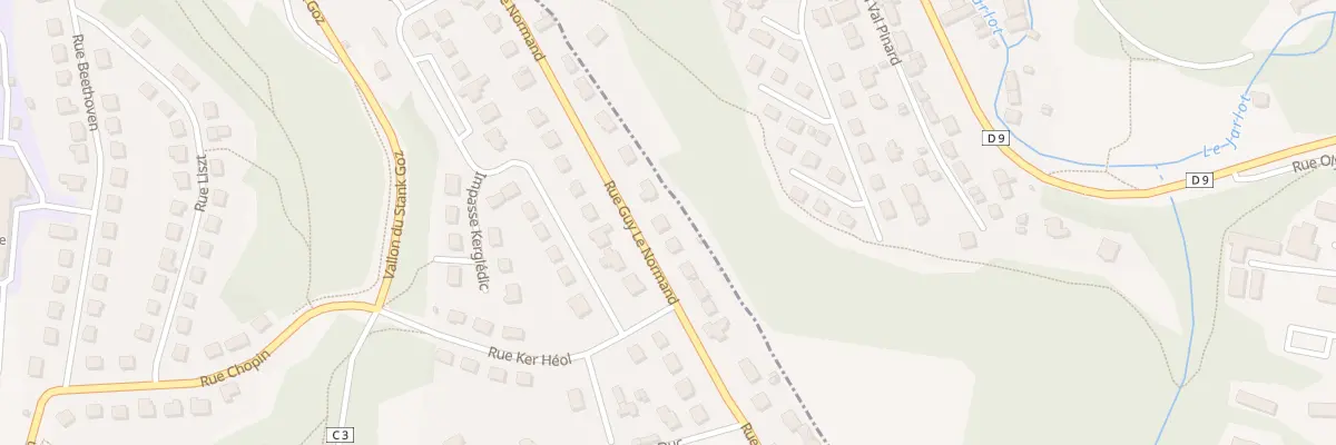 Plan du 64 Rue Guy Le Normand à Plourin-lès-Morlaix