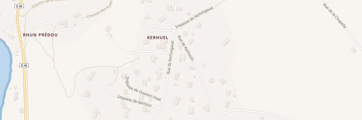 Plan du 10 Rue de Kerlongavel à Plougasnou