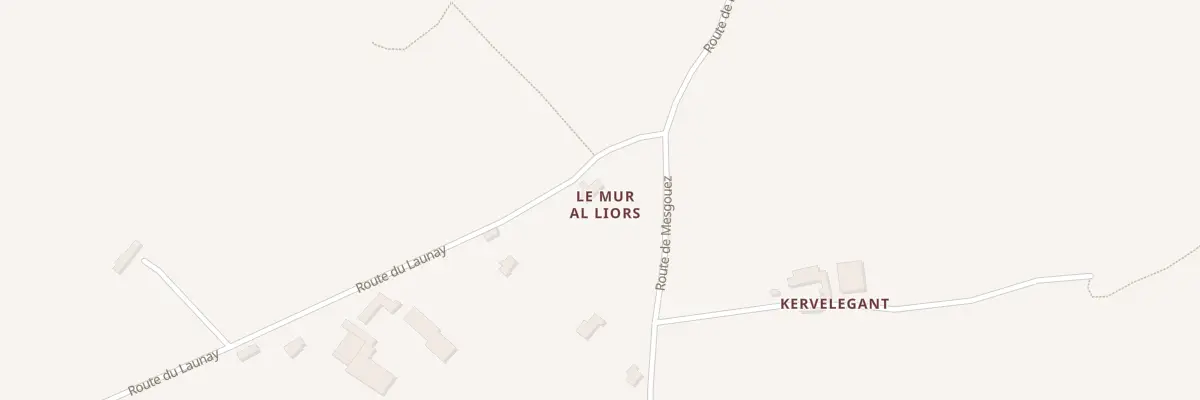Plan du 90 Rte du Launay à Plougasnou