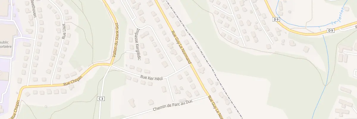 Plan du 63 Rue Guy Le Normand à Plourin-lès-Morlaix