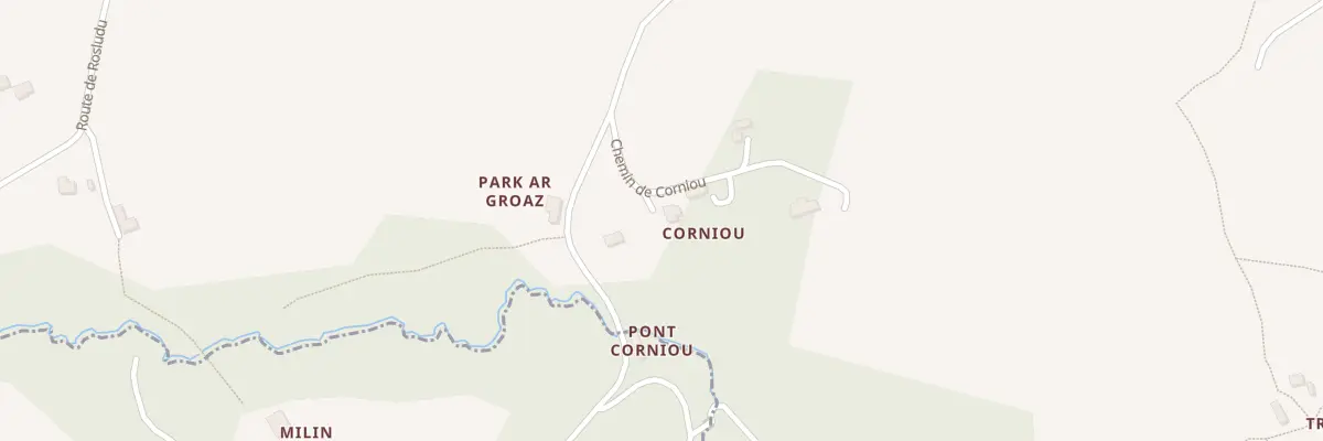 Plan du 55 Che de Corniou à Plougasnou