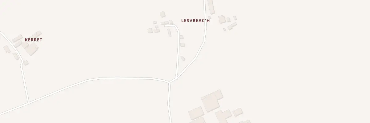 Plan du 9117 Lesvreach Vras à Plonévez-du-Faou