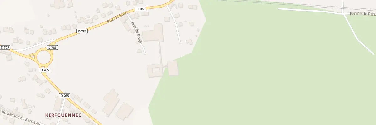 Plan du 26A Rue de Scaër à Rosporden