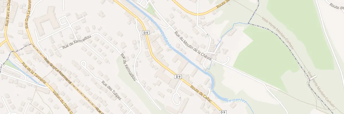 Plan du 54 Rue de Callac à Morlaix