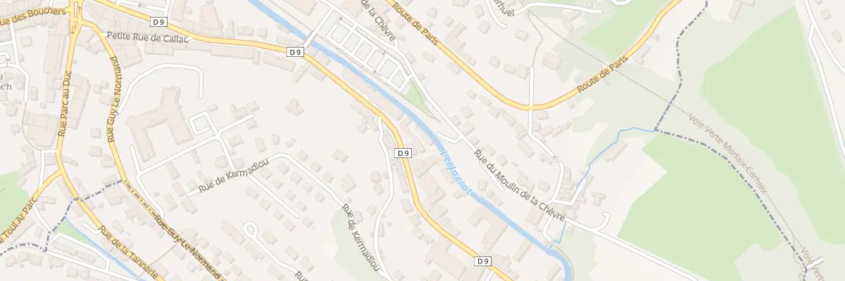 Plan du 32 Rue de Callac à Morlaix