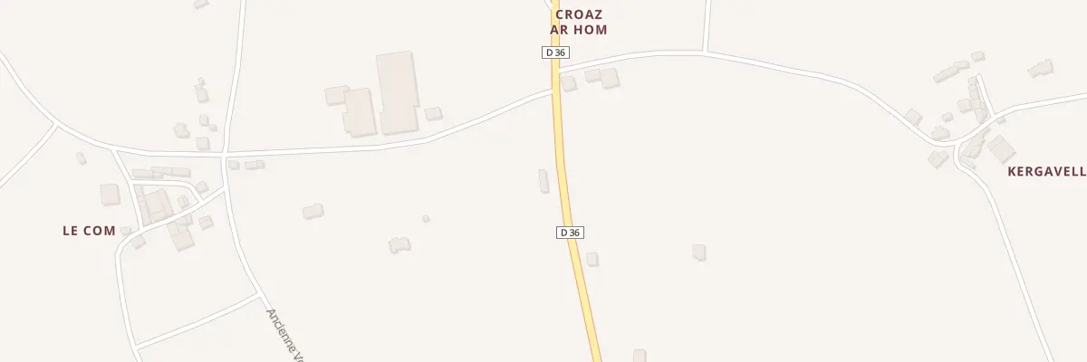 Plan du 431 Croas ar Hom à Plonévez-du-Faou