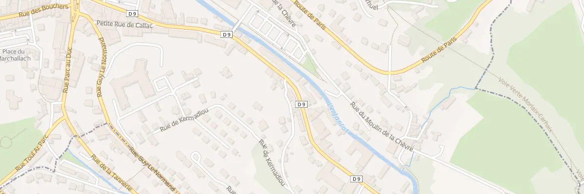 Plan du 37 Rue de Callac à Morlaix