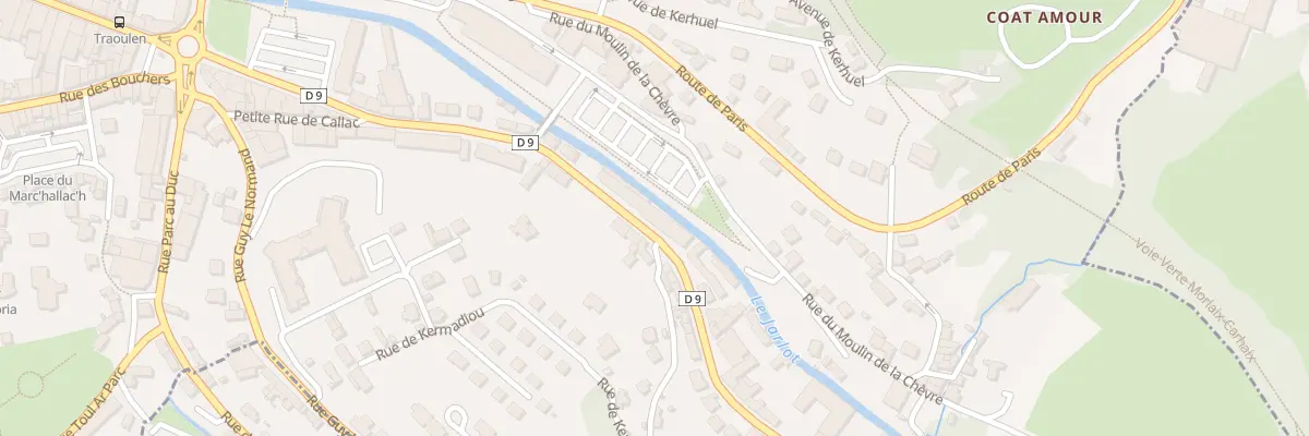 Plan du 28B Rue de Callac à Morlaix