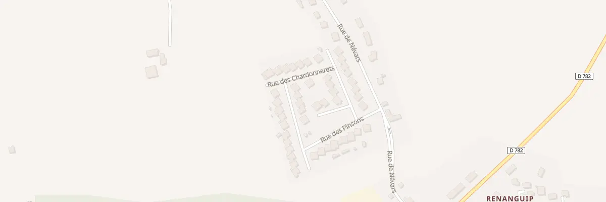 Plan du 5 Rue des Alouettes à Rosporden