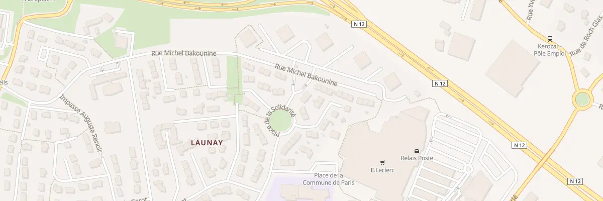 Plan du 4 Rue Benoit Malon à Morlaix