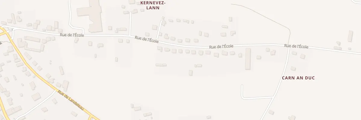 Plan du 41 Rue de l’Ecole à Plonévez-du-Faou