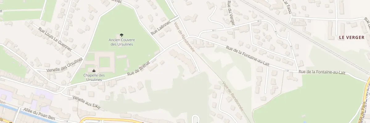 Plan du 43 Rue de Bréhat à Morlaix