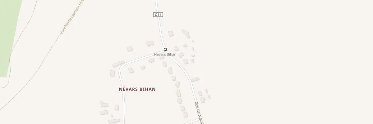Plan du 22 Rue de Névars à Rosporden