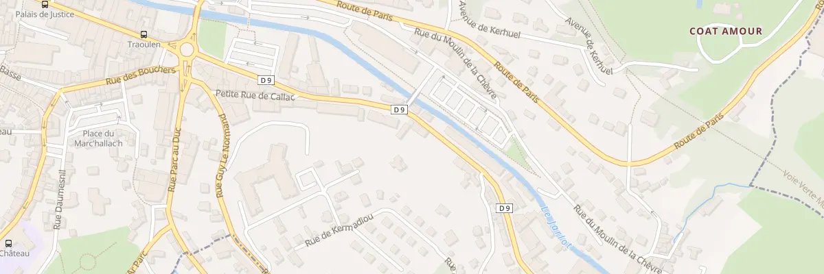 Plan du 27 Rue de Callac à Morlaix