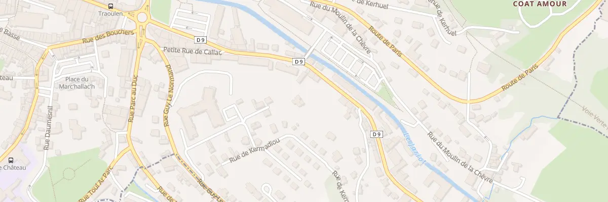 Plan du 16B Rue de Kermadiou à Morlaix