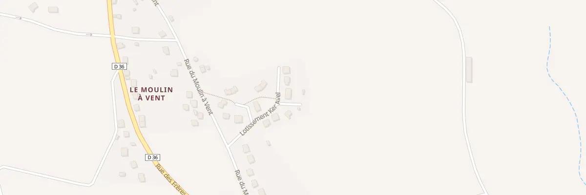 Plan du 5 Lot Ker Avel à Plonévez-du-Faou