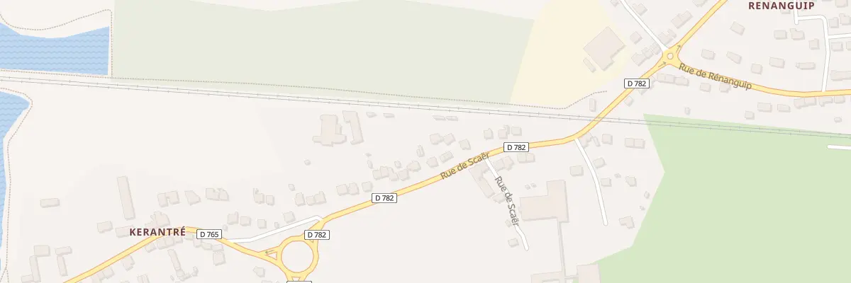Plan du 37 Rue de Scaër à Rosporden