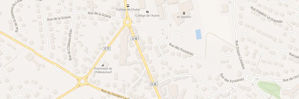Plan du 45 Rue du Général de Gaulle à Châteauneuf-du-Faou