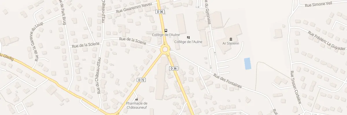 Plan du 55 Rue du Général de Gaulle à Châteauneuf-du-Faou