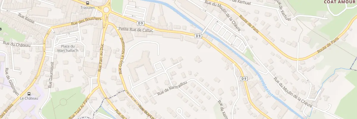 Plan du 6 Rue de Kermadiou à Morlaix