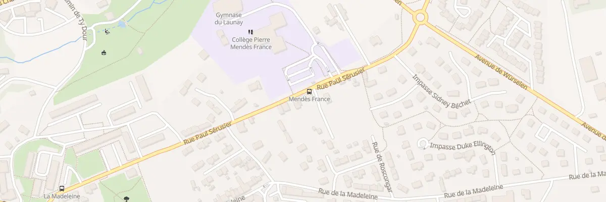 Plan du 29 Rue Paul Sérusier à Morlaix