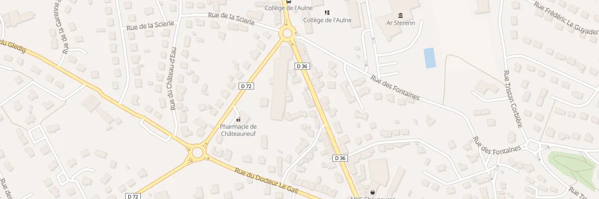 Plan du 46 Rue du Général de Gaulle à Châteauneuf-du-Faou