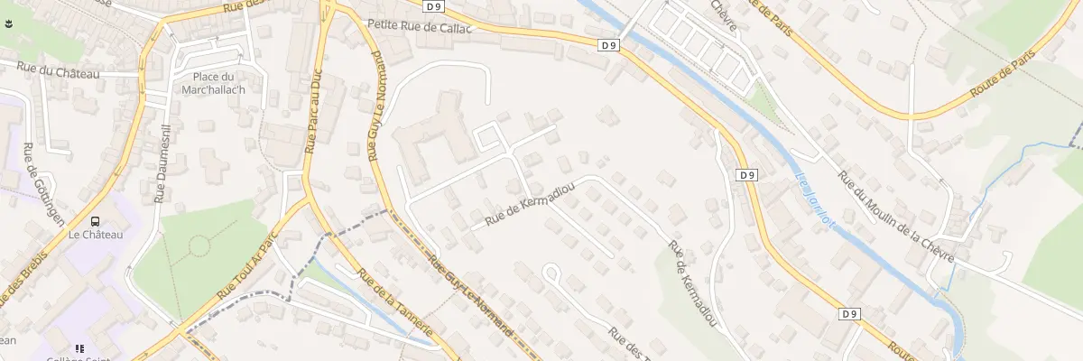 Plan du 12B Rue de Kermadiou à Morlaix