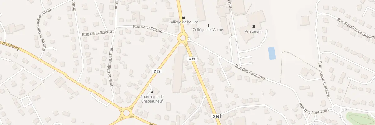 Plan du 56 Rue du Général de Gaulle à Châteauneuf-du-Faou