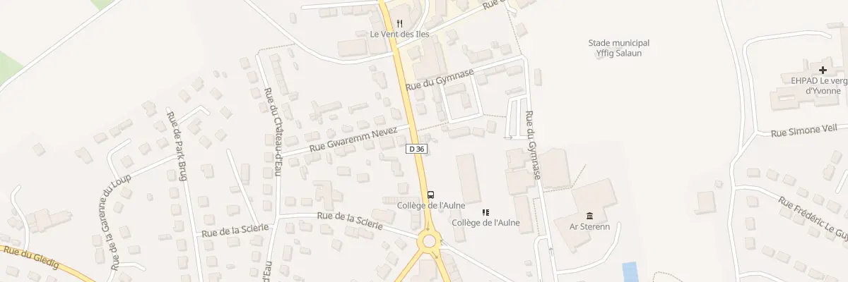 Plan du 61 Rue du Général de Gaulle à Châteauneuf-du-Faou