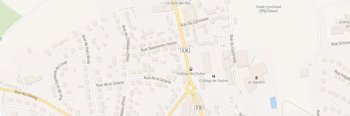 Plan du 64 Rue du Général de Gaulle à Châteauneuf-du-Faou