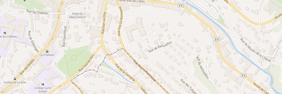 Plan du 5 Rue de Kermadiou à Morlaix