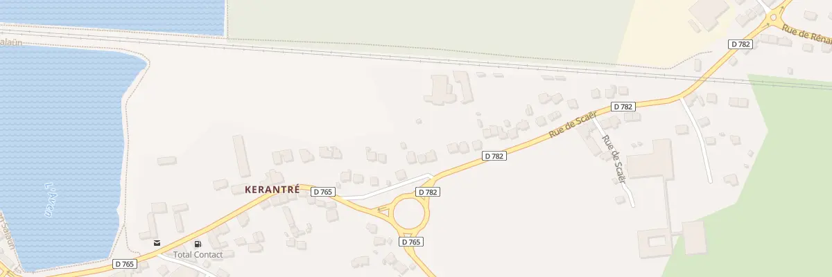 Plan du 15 Rue de Scaër à Rosporden
