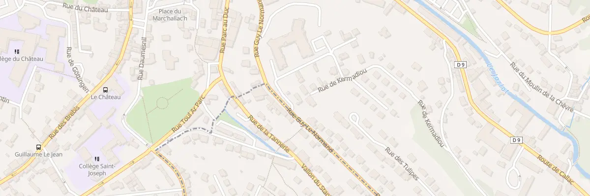 Plan du 1 Rue de Kermadiou à Morlaix