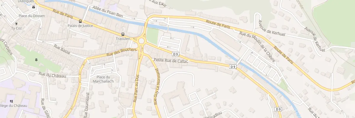 Plan du 17 Rue de Callac à Morlaix