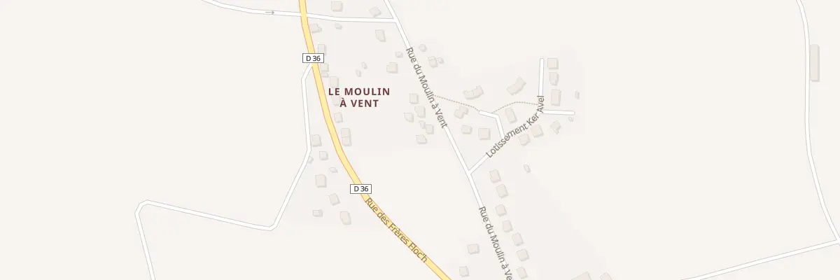 Plan du 955 Moulin A Vent à Plonévez-du-Faou