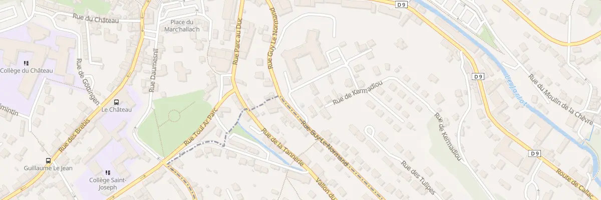 Plan du 3 Rue de Kermadiou à Morlaix