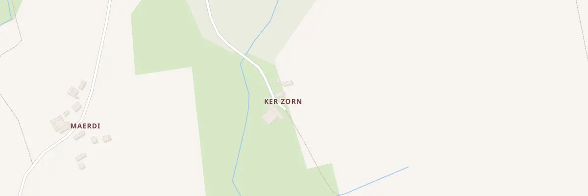 Plan du 2 Kêr Zorn à Laz
