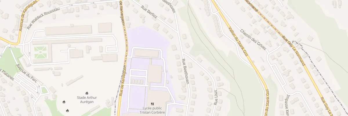 Plan du 7 Rue Beethoven à Plourin-lès-Morlaix